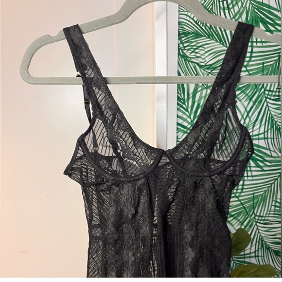 House of CB Romi Black Lace Underwire Nightie Dress, Size XSmall, retail $149 - Picture 10 of 10